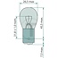 Philips Ball lamp P21/5W 12V / 21/5W - 10 pcs - Voltage: 12 V, Power: 21 / 5 watts, Socket: BAY15d - 12499CP