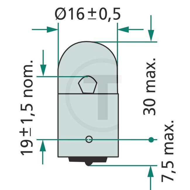 Philips Kogellamp R10W, 10 stuks - 44712814CP07067683, 07-067683, 14149590, 3051192R1, 3102534R1, 8420/03009, 86616249, 87775636, 9019973155, 920002288, E43518, H40556, ORKB14926, P40556, 12814CP, TA049-30030, X671306500000, 7919564921, 57M7013, 00002052 | Spanni