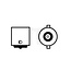 Philips Kugellampe R10W, 10 Stück - 44712814CP07067683, 07-067683, 14149590, 3051192R1, 3102534R1, 8420/03009, 86616249, 87775636, 9019973155, 920002288, E43518, H40556, ORKB14926, P40556, 12814CP, TA049-30030, X671306500000, 7919564921, 57M7013, 00002052 | Spann