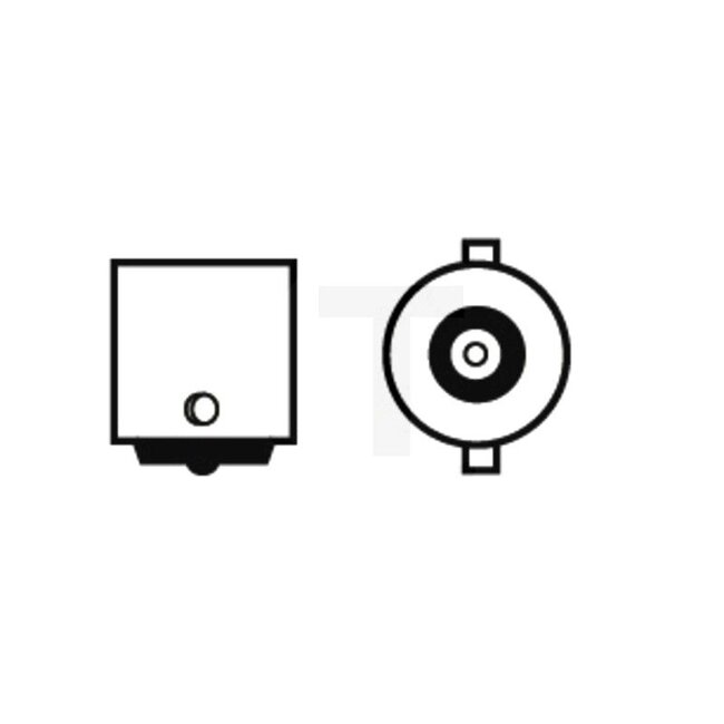 Philips Kugellampe R5W Standard 12 V, 5 W, BA15s, ECE - 10 Stück | 1094368R1, 12821CP