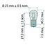 GRANIT Spherical bulb R18W 12 V, 18 W, base BA15s - 10 pieces | 17511GRNCP