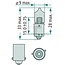 Philips Spherical bulb H21W 12 V, 21 W, base BAY9s | 12356CP