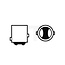 Philips Kogellamp P21/5W standaard 12 V, 21/5 W, BAY15d, ECE - 2 stuks | 190003452246, 2928304, 83985986, 9965147, 12499LLECOB2