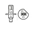 Philips Halogeenlamp H1 MasterDuty dimlicht 24 V, 70 W, sokkel P14,5s | 13258MDB1