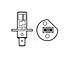 Philips Halogenleuchtmittel H1 24 V, 70 W, Sockel P14,5s, MasterLife | 13258MLC1