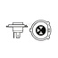 Philips Halogenlampe H4 - Spannung: 24 V, Leistung: 75 / 70 Watt, Sockel: P43t-38 - 13342MLC1