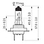 Philips Halogen bulb H7 - 2 pcs - Voltage: 24 V, Power: 70 watts, Socket: PX26d - 13972MDBVS2