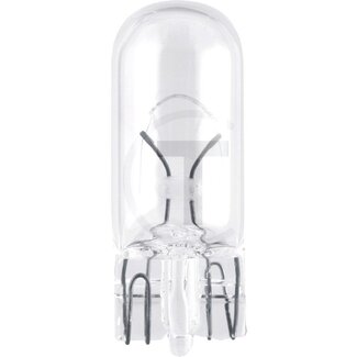 Philips Glassockellampe W3W - 10 Stück - Spannung: 24 V, Leistung: 3 Watt, Sockel: W2,1x9,5d