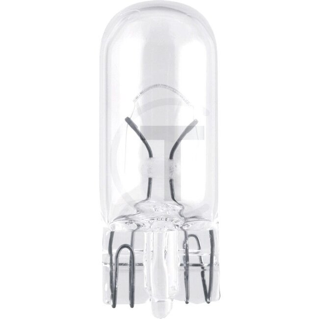 Philips Glassockellampe W3W - 10 Stück - Spannung: 24 V, Leistung: 3 Watt, Sockel: W2,1x9,5d - 13256CP