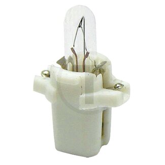 GRANIT Kunststoffsockellampe BAX10s 24V / 1,2W - Spannung: 24 V, Leistung: 1,2 Watt, Sockel: BAX10s / B8,3d