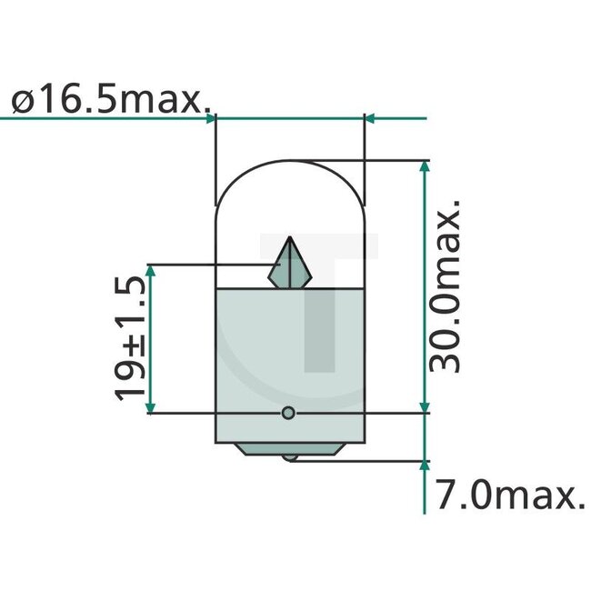 Philips Ball lamp R10W, 10 pcs - 44713814CP, 13814CP, 7919564927, 18364, 518289 | Voltage: 24 V | Power: 10 watts | Socket: BA15s | Bulb: Spherical bulb | To fit: Rear light, reading light, reversing light, rear/parking light, number plate light | Type: Standard