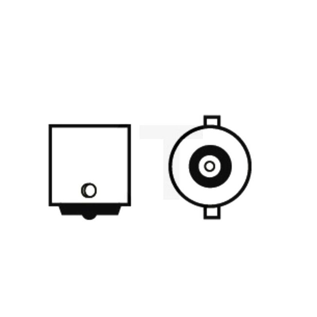 Philips Kugellampe P21W Standard 24 V, 21 W, BA15s - 2 Stück - 13498B2