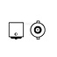 Philips Kugellampe P21W Standard 24 V, 21 W, BA15s - 2 Stück - 13498B2