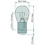 Philips Ball lamp P21W - 2 pcs - Voltage: 24 V, Power: 21 watts, Socket: BA15s - 13498B2