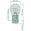 Philips Kugellampe P21W Standard 24 V, 21 W, BA15s - 2 Stück - 13498B2