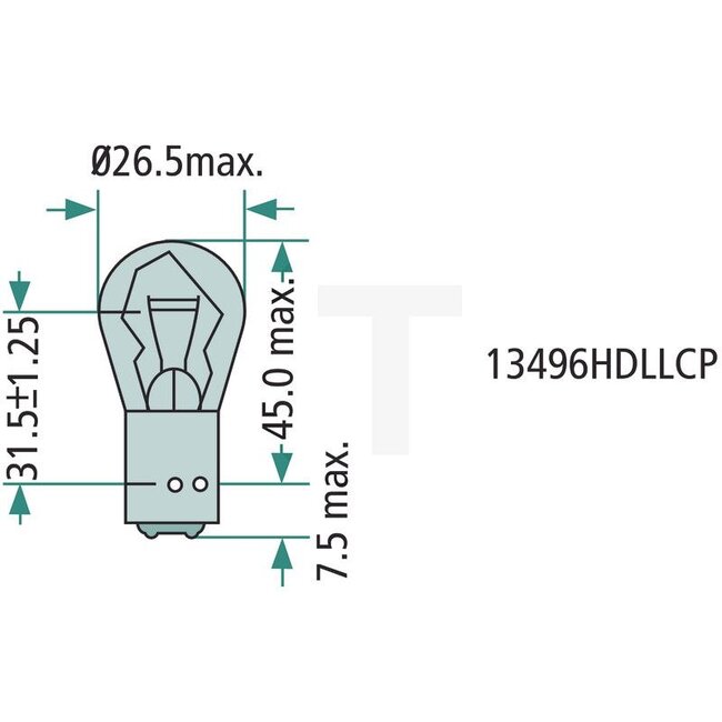 GRANIT Ball lamp P21W 24V / 21W, 10 pcs - 47724V21WK, 13498HDGRNCP | Voltage: 24 V | Power: 21 watts | Socket: BA15s | To fit: Indicator, brake, rear fog and reversing lights | Menke no.: 89898