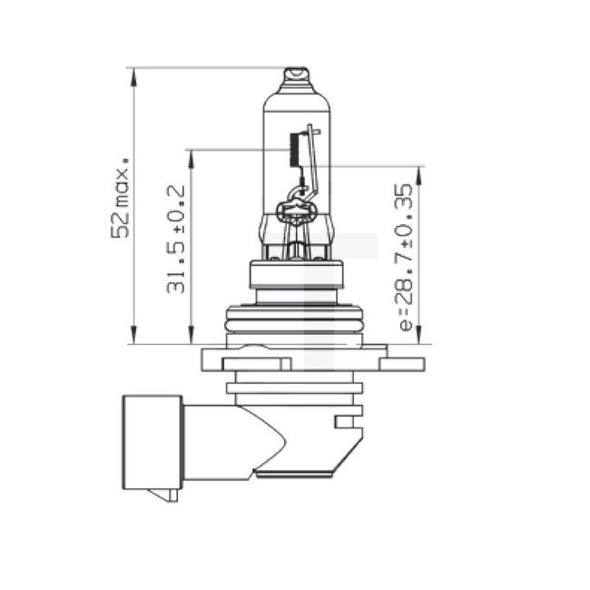 Philips Ampoule sphérique R2 - 10 pièces - 44713620C1, 13620C1
