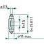 Philips Sofitte C5W - 10 pcs - Voltage: 24 V, Power: 5 watts, Socket: SV8, 5 - 13844CP