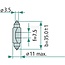 Philips Sofitte C5W - 10 Stück - Spannung: 24 V, Leistung: 5 Watt, Sockel: SV8,5, Zusatzinformationen: - 13844CP