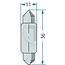 GRANIT Festoon bulb C5W 24 V, 5 W, base SV 8,5 - 10 pieces | 11136GRNCP