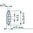 Philips Festoon bulb C5W 24 V, 5 W, base SV8,5 - 2 pieces | 13844B2