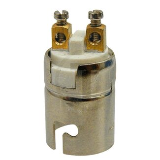 GRANIT Fitting mit Schraubanschluss für Glühlampe 2-polig, Sockel BA 15d/v