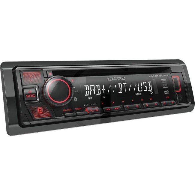 KENWOOD Radio KDC-BT450DAB BT CD/USB-Receiver mit Bluetooth & DAB+ Digitalradio - KDC-BT450DAB