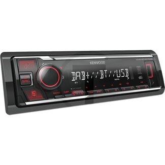 KENWOOD Radio KMM-BT407DAB Digitale media-ontvanger met Bluetooth & digitale radio DAB+