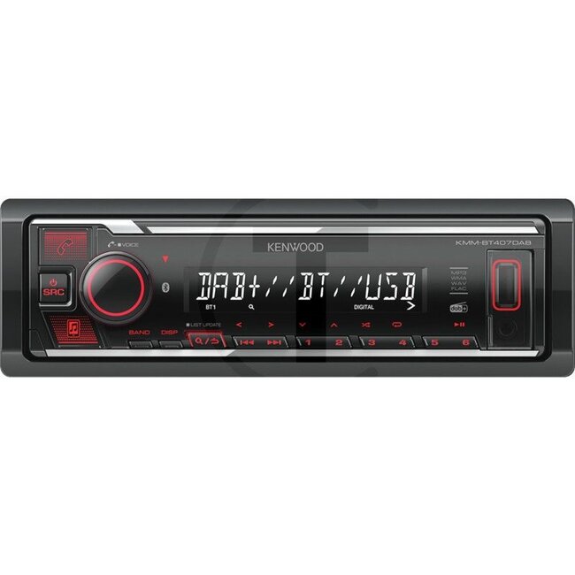 KENWOOD Radio KMM-BT407DAB, DAB+, bluetooth, USB | KMMBT408DAB