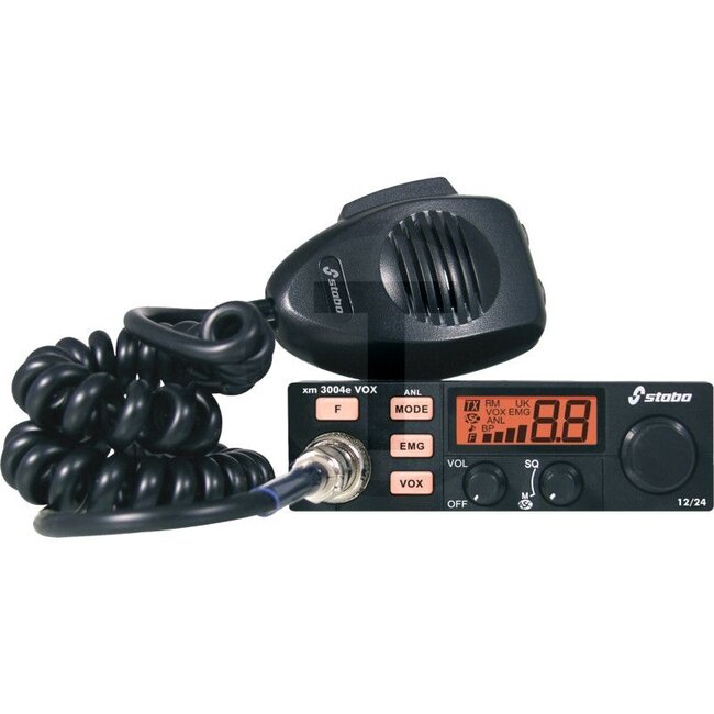 STABO Funkgerät xm 3004e VOX 12/24 V Europa-Multinorm CB-Funkgerät VOX - 5060010682, 30130