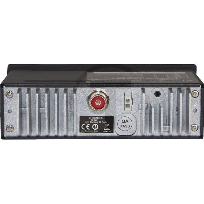 Albrecht CB-radio AE 6491 NRC - 5060010774 | Bestaat uit: • CB-radio, • Microfoon met Up / Down-knoppen, • Microfoonhouder, • DIN-montageframe met 2 ontgrendelingssleutels, DC-stroomkabel, instructies | Technische gegevens: • VOX handsfree-functie, • ANC- en NRC-r