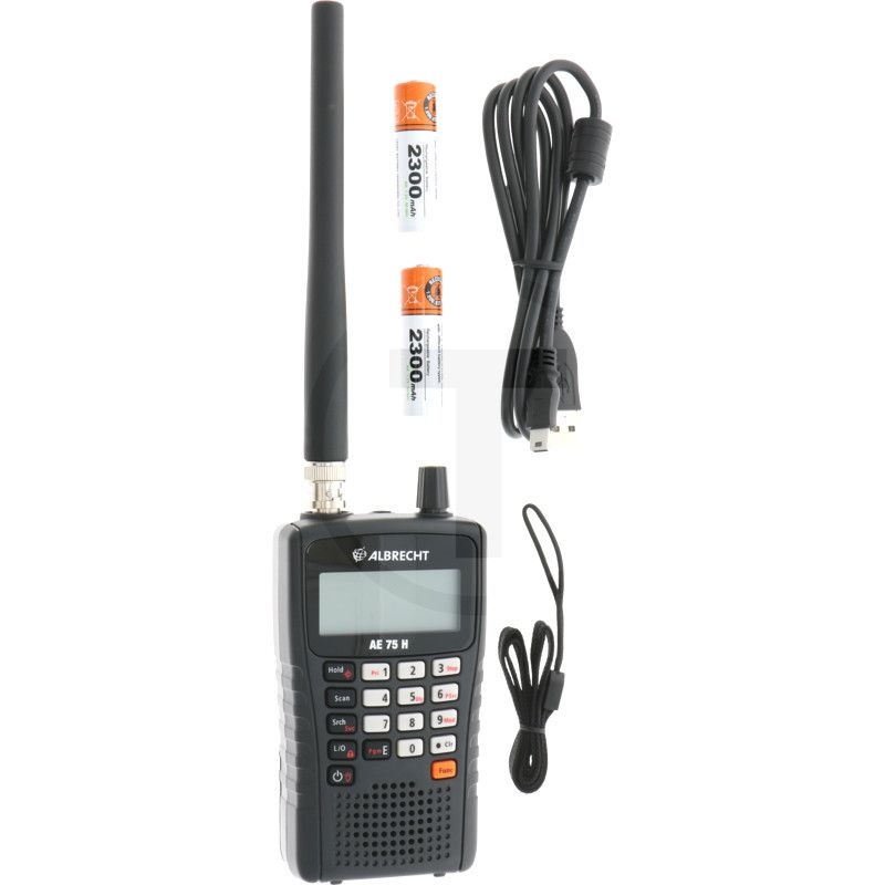 Albrecht Radioscanner Albrecht AE 75H, 7 servicebanden, 300 geheugenlocaties | 1-12612-45, 01-12612-45, foto 2 van 2