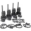 1. Albrecht 4er Kofferset Tectalk Worker 3, PMR446 - 11258782 | Bestaat uit: • 4x Tectalk Worker 3 PMR446, • Portofoon, • 4x headset, • 4x standaardlader, • 4x accu 2.200 mAh, • 4x riemclip, • 1x transportkoffer, • 1x handleiding | Technische gegevens: •