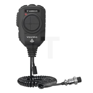 Albrecht Microfoon 4-polig VOX, 4,7 Ω, accu 3000 mAh, UP / Down-knoppen
