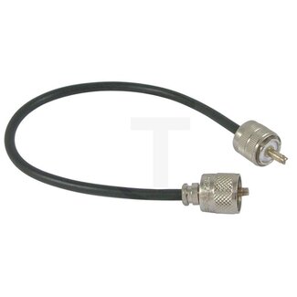 STABO Coaxiale kabel met PL-259 stekker aan beide zijden - 0,5 meter