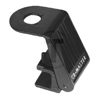Albrecht Clamp foot for mobile telefoon, black anodised