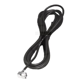 Albrecht DV-Kabel mit DV-Winkelstecker und vormontierte PL-Stecker, 4 m