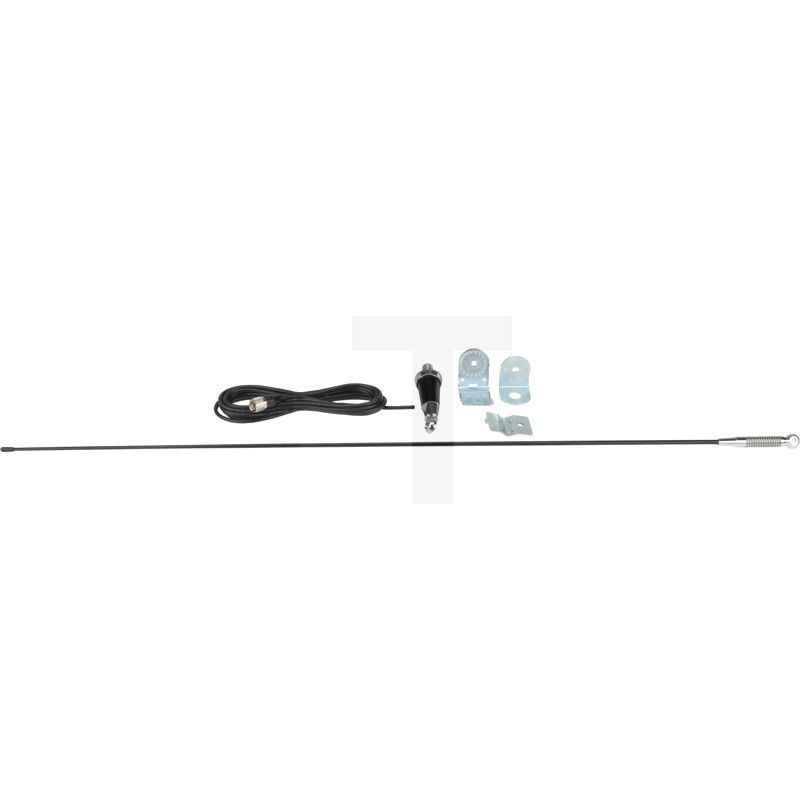 Albrecht GL27 CB-mobiele antenne 1/4 lambda, 114 cm, 50 watt, kabel 4 m