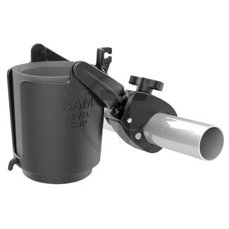 RAM MOUNTS Cup holder with linch pins tube-Ø 1,59 - 3,81 cm, ball-Ø 25,4 mm