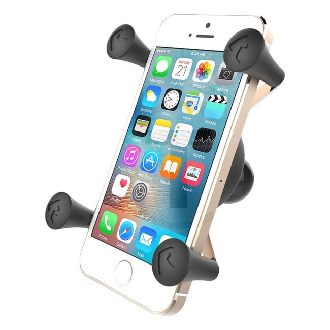 RAM MOUNTS X-Grip houder - 5070010048 | Materiaal: High Strength Composiet | Bestaat uit: X-Grip houder | Omschrijving: • Stabiele en veilige grip op alle gladde oppervlakken, horizontaal en verticaal | • Aan de zijkant gemonteerde, "rubberen vingers" zorgen voor ee