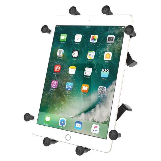 RAM MOUNTS X-Grip III Universal - 5070010058, RAM-HOL-UN9U | Abmessung: Minimum-Breite: 15,88 cm (6,25 Zoll), Maximum-Breite: 20,57 cm (8,1 Zoll), Länge von 21,0 bis 26,0 cm (8,27-10,25 Zoll), Maximum-Tiefe: 2,22 cm (0,875 Zoll) | Material: Gummi, hochfestes Verbund