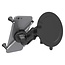 RAM MOUNTS X-GRIP with suction base - 5070010109 | Material: Stainless steel components and high-strength composite, rubber fingers | Contents: 1x suction cup base with twist lock, high-strength composite, diameter: 82.6 mm, 1x Diamond base plate (trapezoidal, B-bal