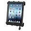 RAM MOUNTS Tab-Tite apparaathouder - 5070010064 | Kleur: zwart | Materiaal: High Strength Composiet | Omschrijving: Haal het beste uit je Apple iPad met de vergrendelbare "Tab-Lock" houder. Het geavanceerde ontwerp maakt het gemakkelijk om uw iPad te plaatsen en te