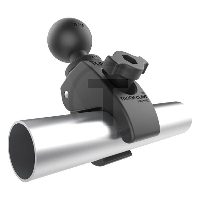 RAM MOUNTS Tough Claw Halteklammer - 5070010031 | Abmessung: Mindestabmessungen: 0 bis 2,90 cm (0 bis 1,14 Zoll), Klammerabmessungen: 12,2 cm (hoch), 3,0 cm (breit) - siehe auch Abbildung flache Oberflächen | passend für Rohr-Ø: 1,59-3,81 cm (0,625-1,5") mm | Farbe:
