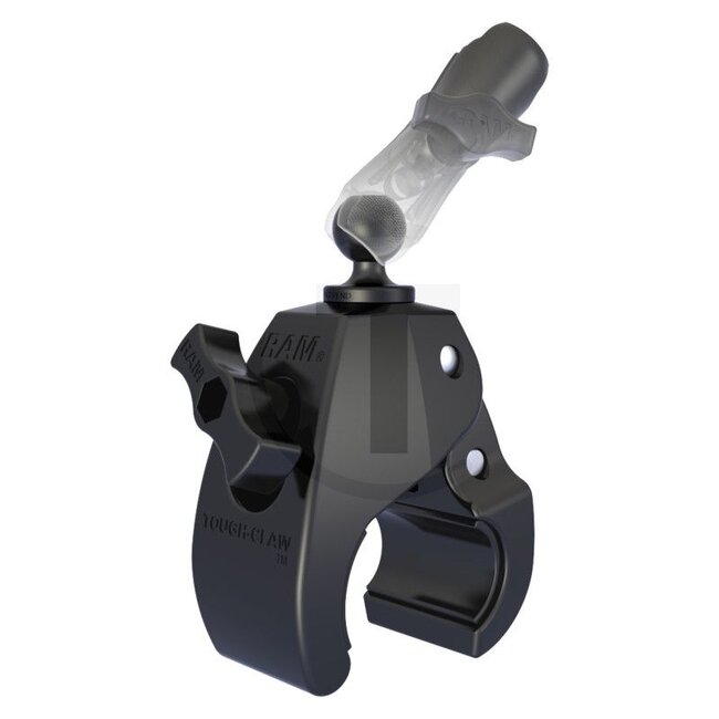 RAM MOUNTS Tough Claw klemhouder - 5070010034 | Afmetingen: Minimale afmetingen: 0 tot 5,59 cm (0 tot 2,2 inch), Klemafmetingen: 15,24 cm (hoog), 5,72 cm (breed) - zie ook afbeelding vlakke oppervlakken | Passend voor leiding-Ø: 2,54-5,72 cm (1-2,25") mm | Kleur: zw