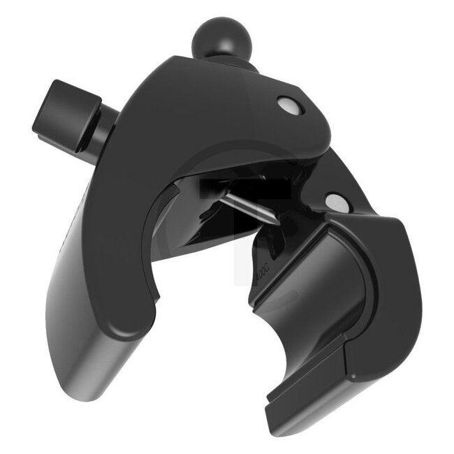 RAM MOUNTS Tough Claw mounting bracket - 5070010034 | Dimensions: Minimum dimensions (flat surfaces): 0 bis 5.59 cm: , clip dimensions: 15.24 cm (high), 5.72 cm (wide) - see also illustration 0 to 2.2 in | To fit pipe Ø: 2,54-5,72 cm (1-2,25") mm | Colour: Black | D
