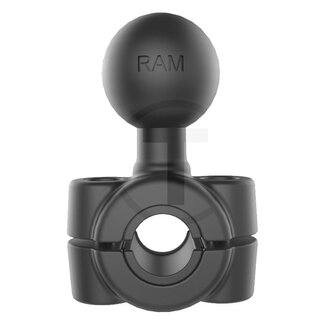 RAM MOUNTS Torque clamp 1-1.6 B-ball - Material: Aluminium, powder-coated, To fit as tube Ø: 9,52 - 15,88 mm