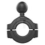 RAM MOUNTS Torque clamp 2.85-3.8 B-ball - 5070010039 | Material: Aluminium, powder-coated | To fit pipe Ø: 28,5 - 38 mm | Colour: Black | Description: • The RAM MOUNTS Torque clamp is a basic fastening especially for thin tubes and rods  | • Perfect for mounting sma