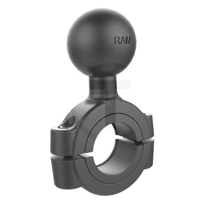 RAM MOUNTS Torque Klemmschelle 2,85-3,8 C-Kugel - 5070010040 | Material: Aluminium (Marine grade), pulverbeschichtet | passend für Rohr-Ø: 28,5 - 38 mm | Farbe: schwarz | Beschreibung: Die Torque Rohrbasis bietet eine stabile Befestigung an Rohren innerhalb der ange