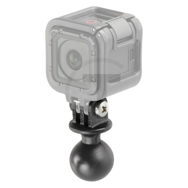 RAM MOUNTS GoPro Kamera-Adapter mit B-Kugel Ø 25,4 mm, Hochfestigkeits, schwarz | RAP-B-202-GOP1